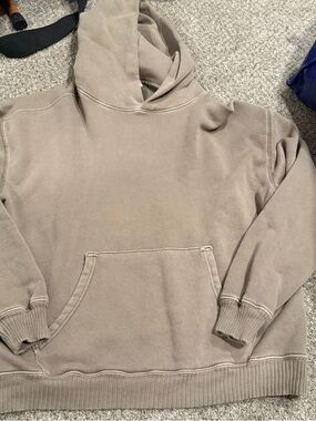 Elwood Oversized Taupe Hoodie
